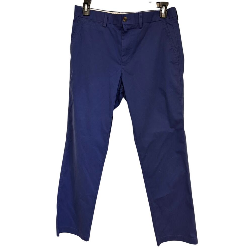 Tailor Byrd Collection Classic Fit Blue Pants Size 34/30